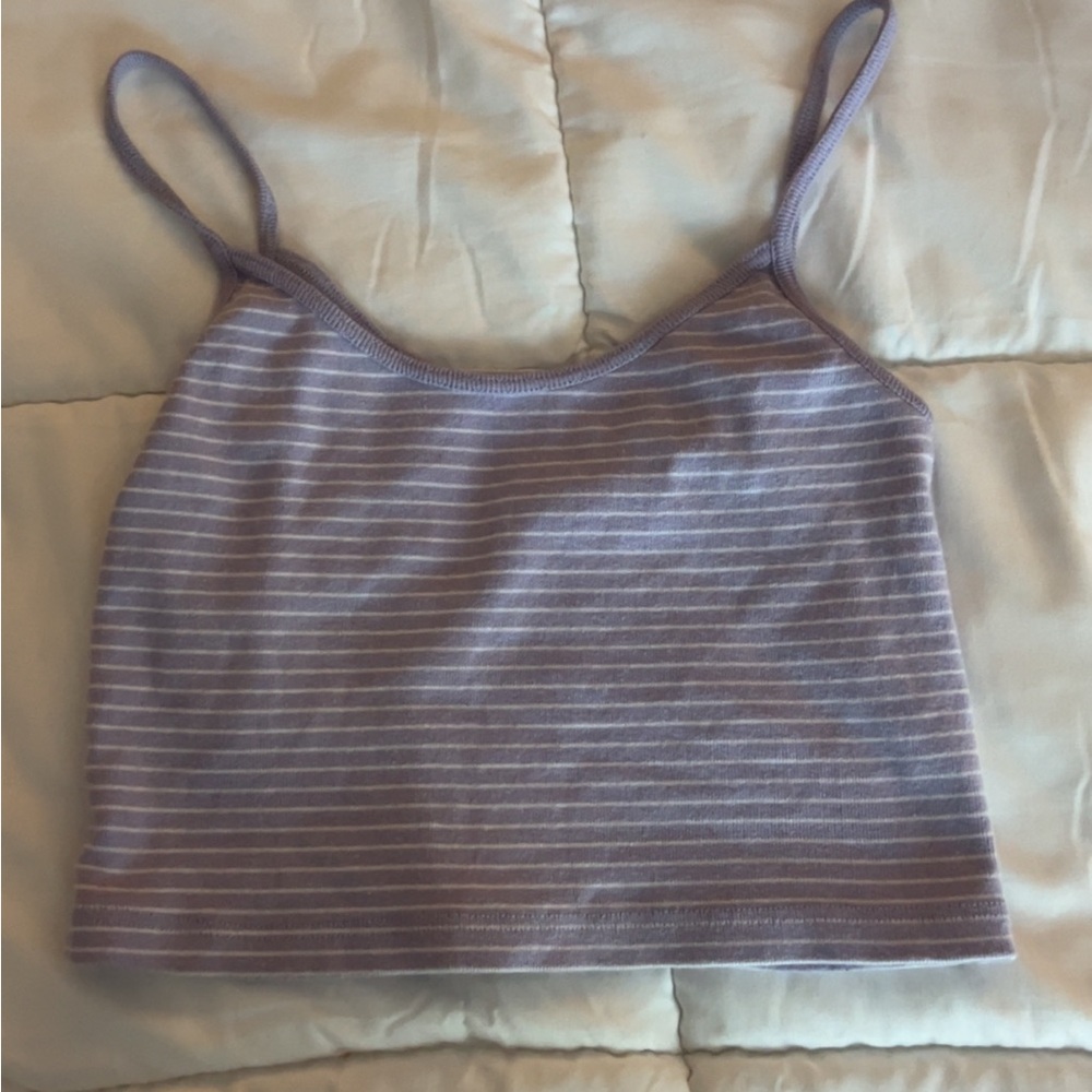 Striped Purple Camisole Top